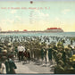ATLANTIC CITY NJ BATHERS HOSPITAL TENT 1913 ANTIQUE POSTCARD