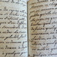 19th CENTURY FRENCH MANUSCRIPT BOOK antique De nos saintes constitutions 330 pp