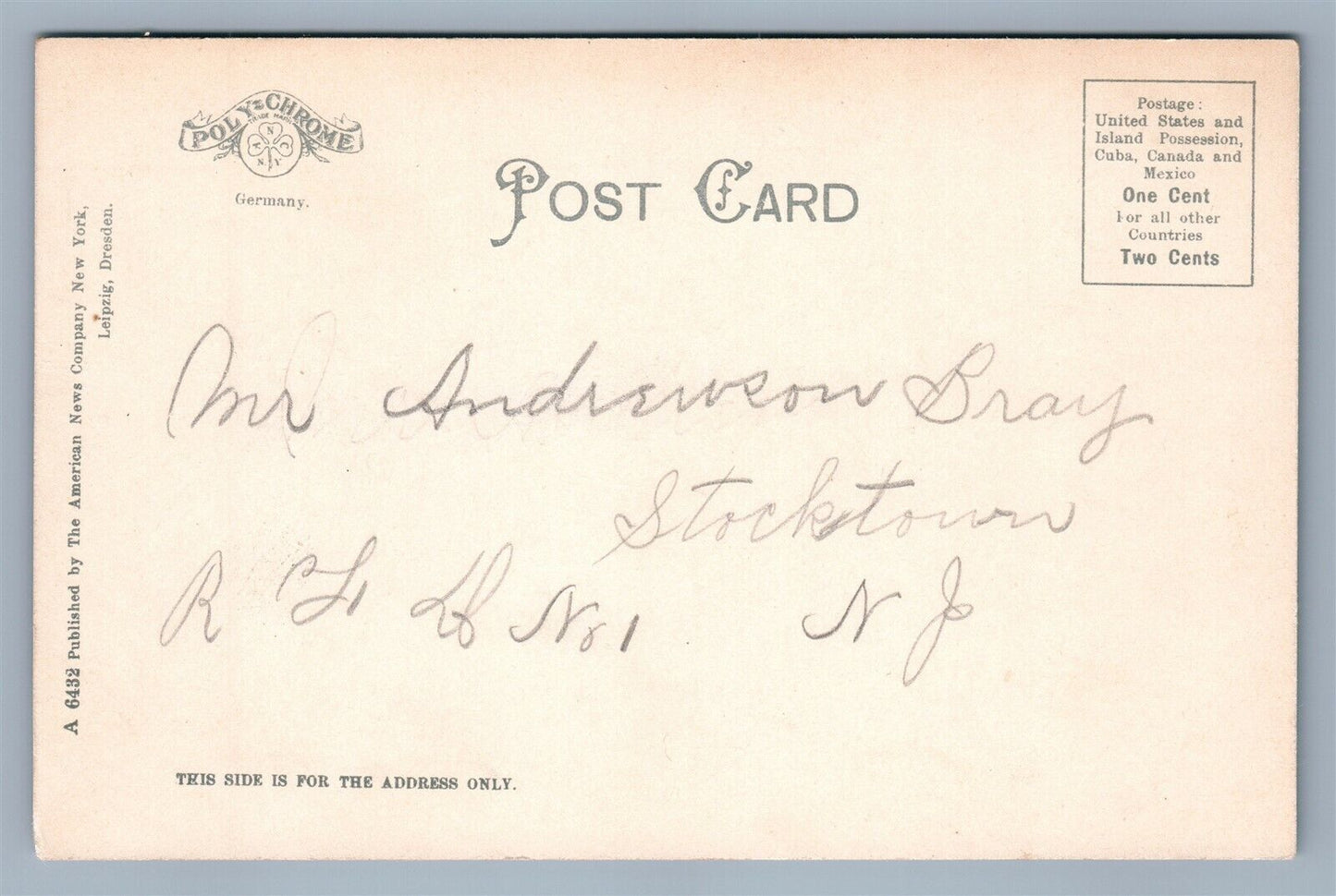 FLEMINGTON NJ COUNTY BUILDING ANTIQUE POSTCARD