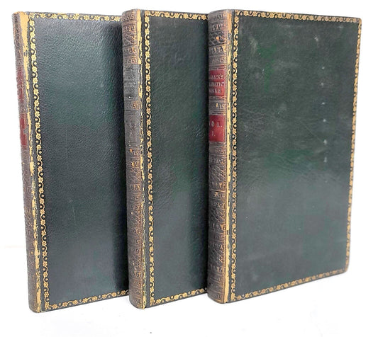 1798 DRAMATIC WORKS of DAVID GARRICK 3 VOLUMES antique