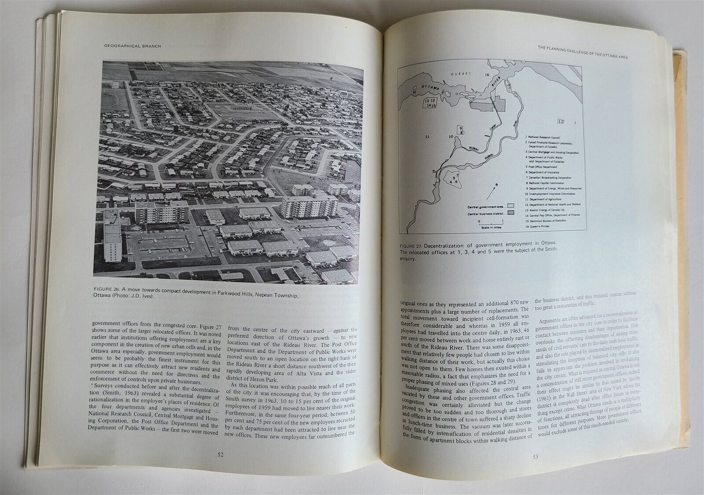 1969 PLANNING CHALLENGE of the OTTAWA AREA by ALICE COLEMAN vintage