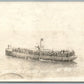 USS SEATTLE SHIP LIBERTY PARTY AT BREST ANTIQUE REAL PHOTO POSTCARD RPPC