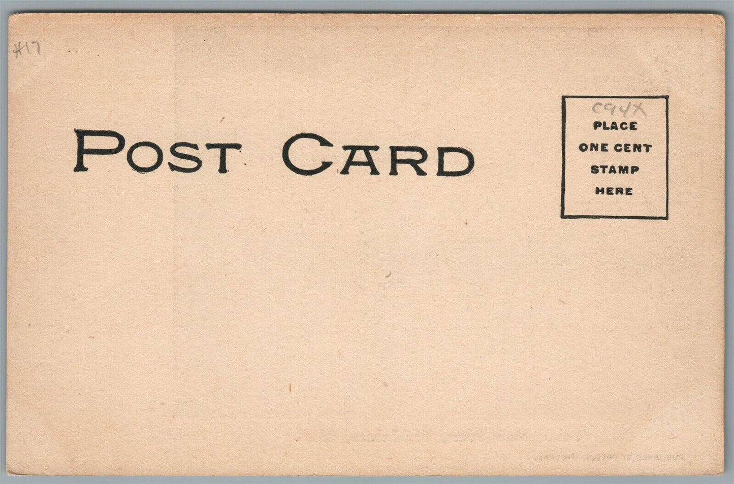 MIDDLEBORO MA SOUTH MAIN STREET ANTIQUE POSTCARD