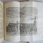 1719 3 volumes History & Antiquities of Utrecht NETHERLANDS antique VELLUM BOUND