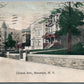 BROOKLYN NY CLINTON AVENUE 1908 ANTIQUE POSTCARD