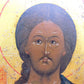 RUSSIAN ICON of JESUS CHRIST 19th CENTURY ANTIQUE hand painted HIGH QUALITY