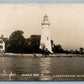 MARBLE HEAD OH FLASH LIGHT HOUSE 1908 ANTIQUE REAL PHOTO POSTCARD RPPC