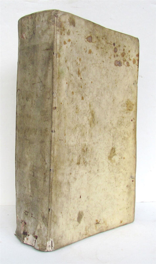 1663 THEOLOGY by MATTHIAE FABRI antique VELLUM BOUND FOLIO