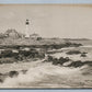 PORTLAND MAINE LIGHTHOUSE VINTAGE REAL PHOTO POSTCARD RPPC