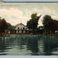 BUCKEYE LAKE OH SHELL BEACH HOTEL 1908 ANTIQUE POSTCARD