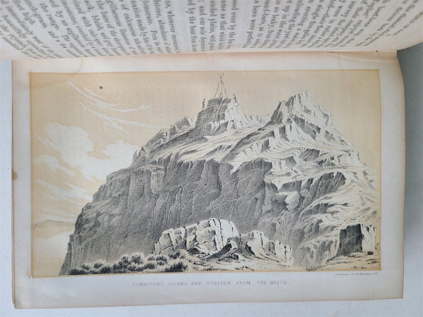 1852 EXPLORATION & SURVEY of VALLEY GREAT SALT LAKE of UTAH antique ILLUSTRATED