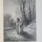 1868 GUSTAVE DORE ILLUSTRATED ENID by ALFRED TENNYSON antique FOLIO poetry