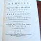 1756 MEMOIRS of MAXIMILIAN de BETHUNE 3 VOLUMES antique in ENGLISH