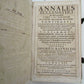 1691 BLIND-STAMPED PIGSKIN OVER WOODEN BOARDS FOLIO ANNALES ECCLESIASTICI Vol.16