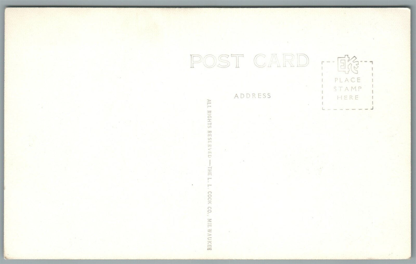 GRINNEL IA HIGH SCHOOL VINTAGE REAL PHOTO POSTCARD RPPC