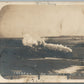LOWVILLE NY TRAIN RAILROAD ANTIQUE REAL PHOTO POSTCARD RPPC
