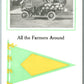 EXAGGERATED ANTIQUE POSTCARD ALL FARMERS AROUND OWN AUTOMOBILES