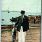 YORK BEACH ME FISHING ANTIQUE POSTCARD