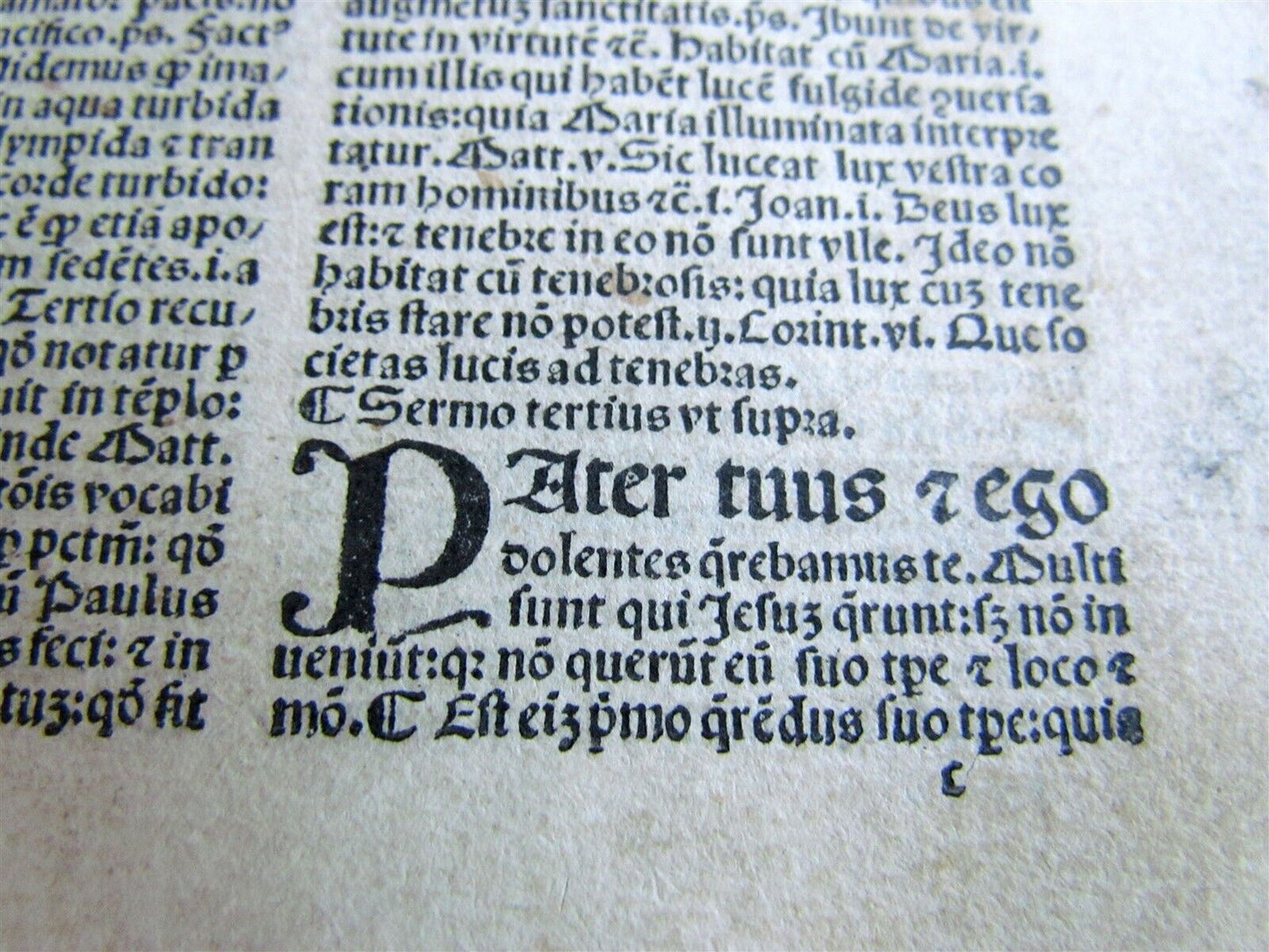 1499 INCUNABULA Sermones de sanctis by Jacobus de Voragine INCUNABLE ANTIQUE