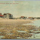 BEACH PARK MEMORIES CT WHEN THE TIDE FALLS ANTIQUE POSTCARD