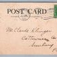 WILMINGTON DE UPPER BRANDYWINE 1911 ANTIQUE POSTCARD