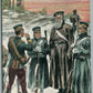 RUSSIAN SOLDIER CAPTURED BY JAPANESE ANTIQUE POSTCARD 1905 CANCEL