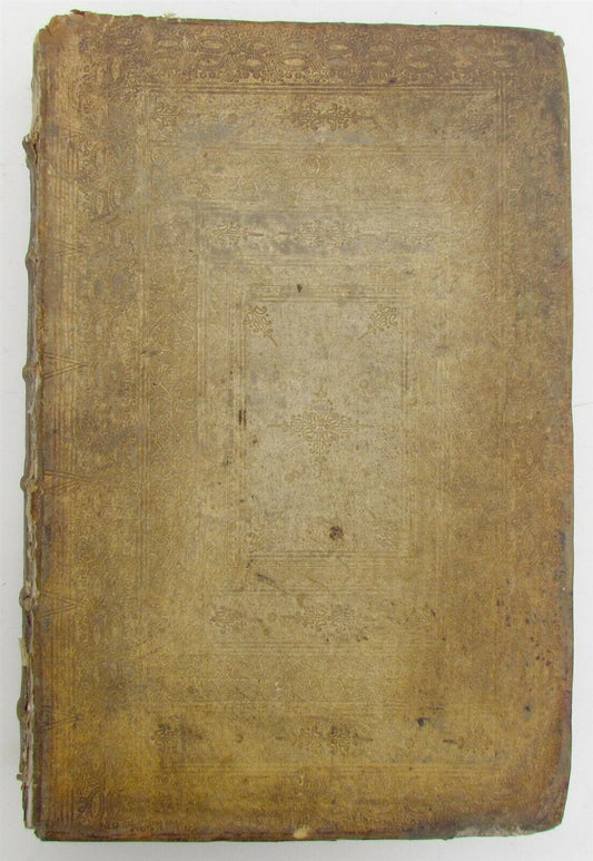 1718 ANTIQUE BLIND-STAMPED PIGSKIN BOUND FOLIO SACRORUM BIBLIORUM CONCORDANTIAE