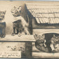 SINGING CATS MORNING SERENADE ANTIQUE REAL PHOTO POSTCARD RPPC