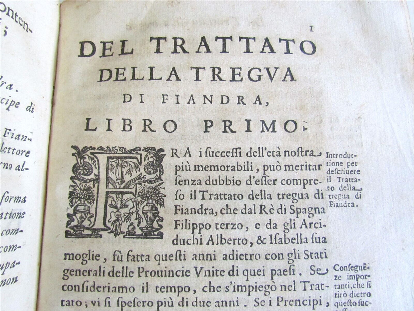 1630 RELATIONI DEL CARDINALE BENTIVOGLIO antique VELLUM BOUND