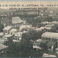 ALLENTOWN PA VIEW FROM DIEHL'S FURNITURE HOUSE ANTIQUE POSTCARD