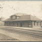 WASHINGTON NJ RAILROAD STATION RAILWAY DEPOT ANTIQUE REAL PHOTO POSTCARD RPPC