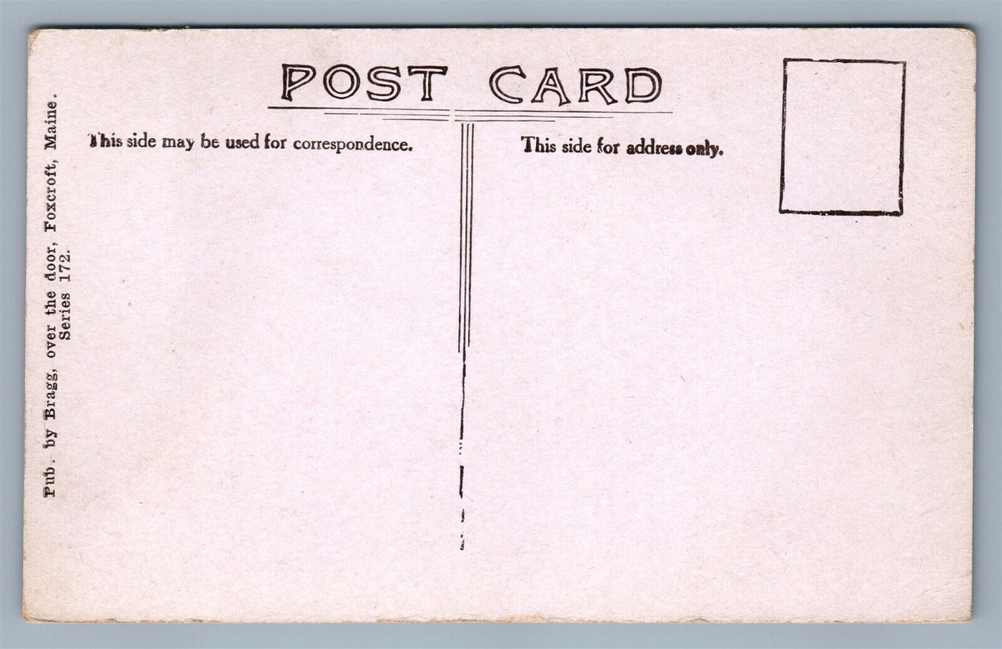 DOVER ME HIGH STREET ANTIQUE POSTCARD