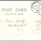 JEANNETTE PA PENNSYLVANIA RUBBER COMPANY 1906 ANTIQUE POSTCARD w/ CORK CANCEL