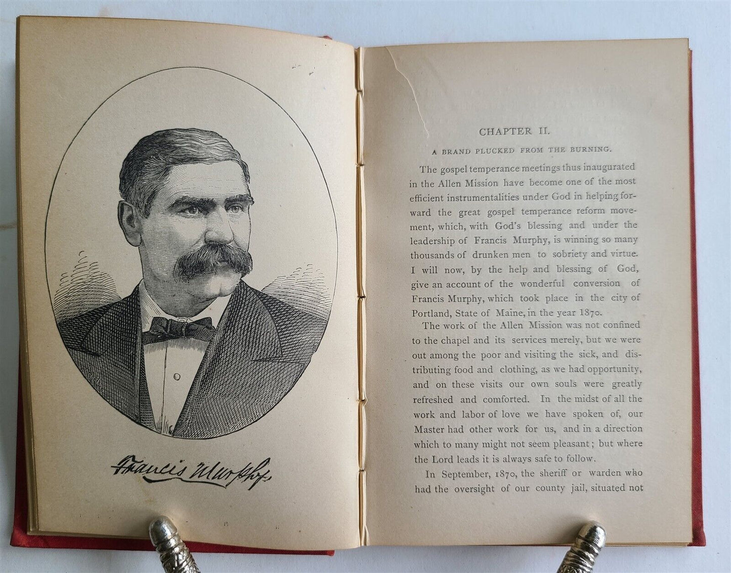 1882 LIFE and WORK of CAPT. CYRUS STURDIVANT THE PRISONER'S FRIEND antique