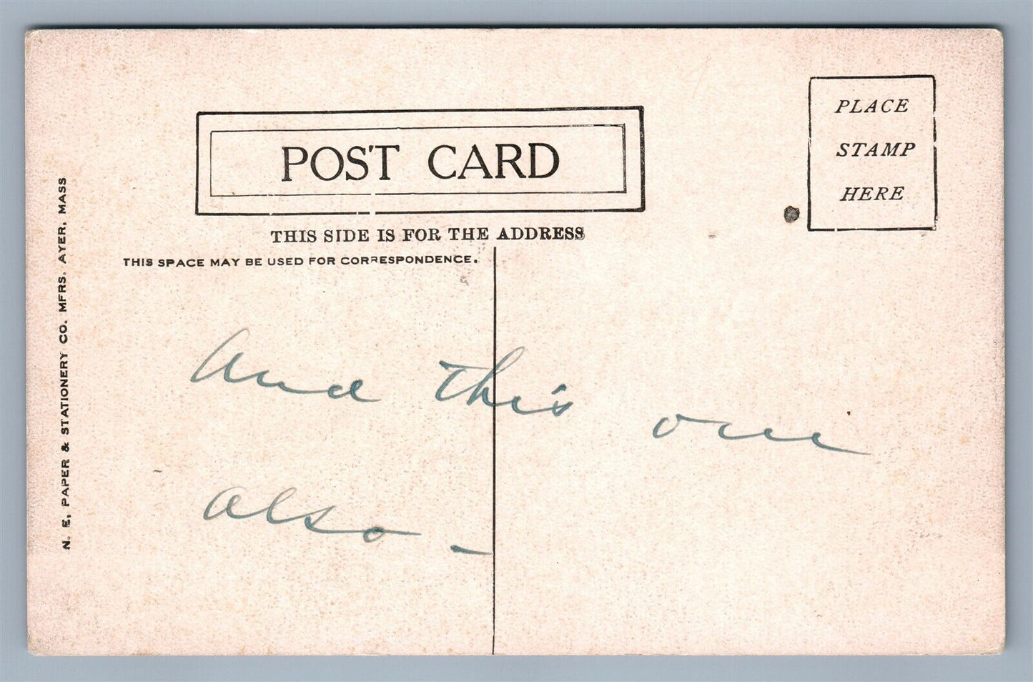 CARTHAGE NY STATE STREET LOOKING WEST ANTIQUE POSTCARD