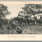 BATTERY READY FOR ACTION WWI ERA ANTIQUE POSTCARD