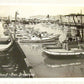 FISHERMAN'S WHARF SAN FRANCISCO CALIFORNIA VINTAGE REAL PHOTO POSTCARD RPPC