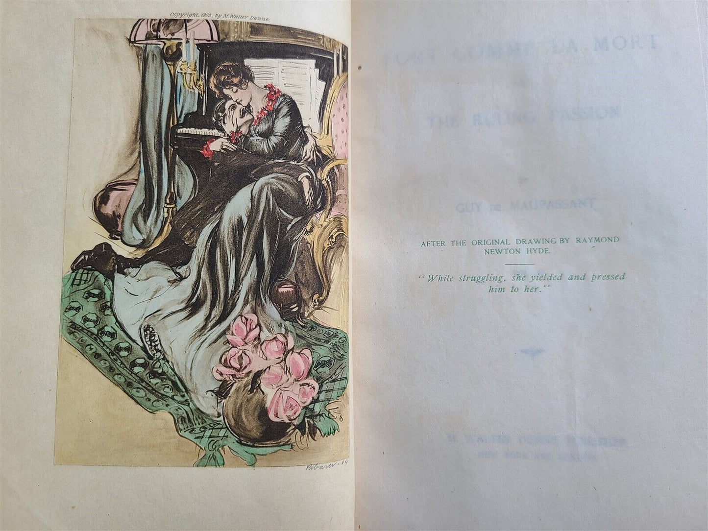 1903 WORKS of GUY De MAUPASSANT 17 VOLUMES antique ILLUSTRATED LTD ED in ENGLISH