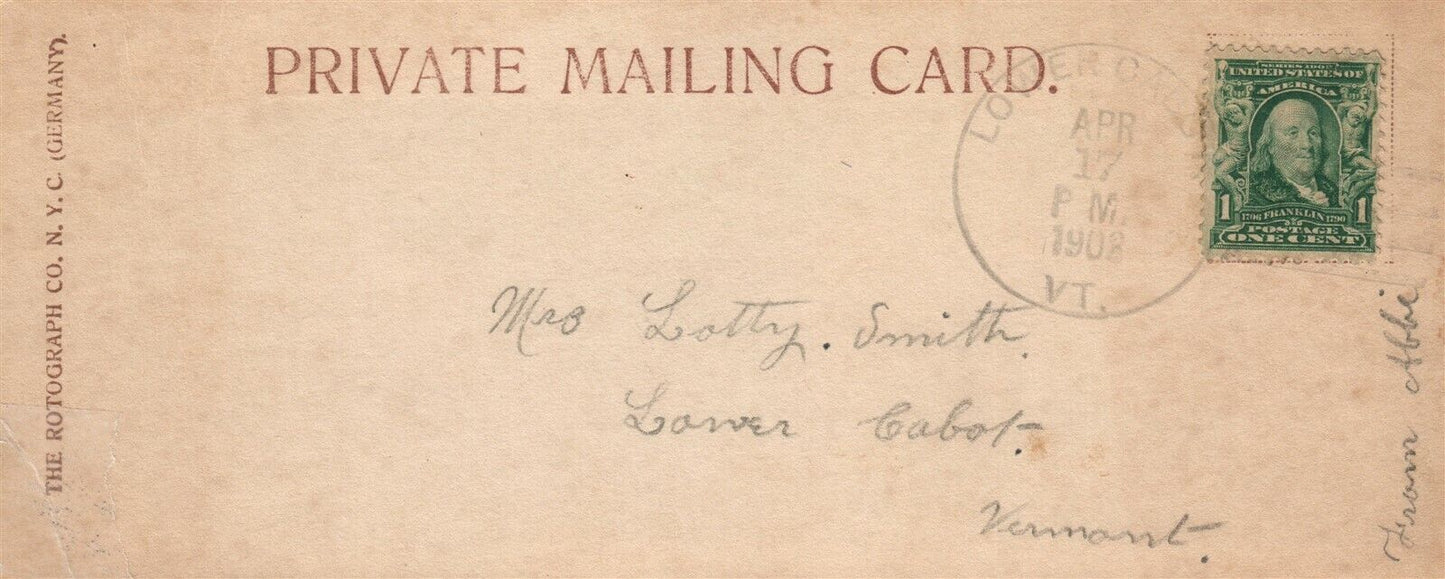 GERMAN ACTRESS 1908 ANTIQUE REAL PHOTO POSTCARD RPPC