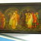 RUSSIAN FEDOSKINO LACQUER BOX TSAR'S WEDDING hand painted VINTAGE paper mache