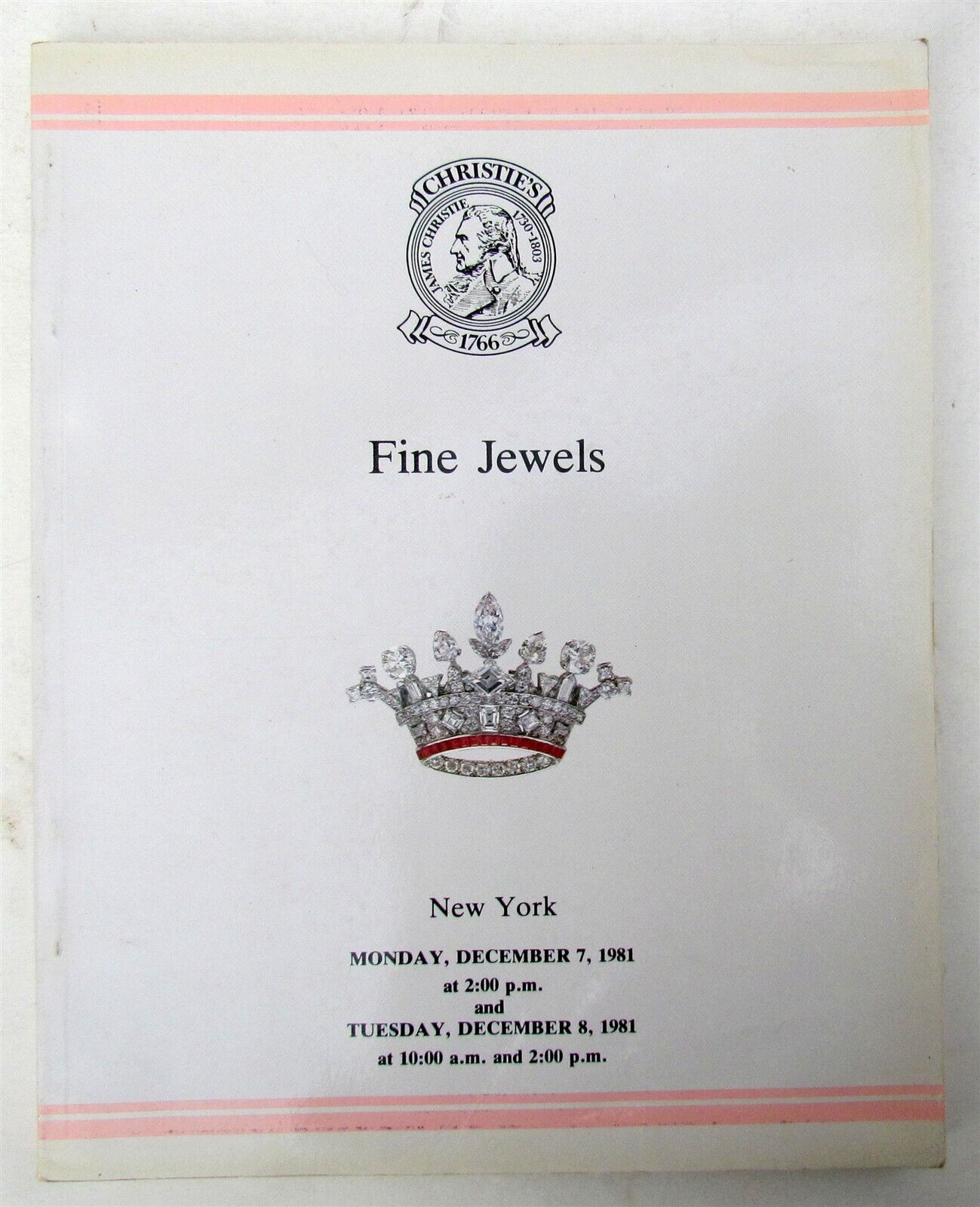 JEWELRY CHRISTIE'S AUCTION 1981 CATALOG