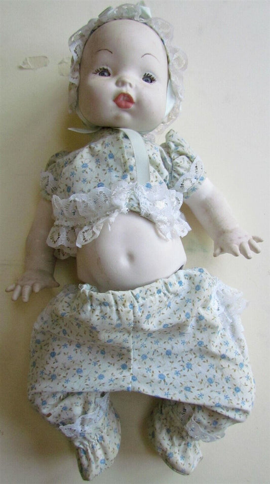 VINTAGE DOLL w/ CERAMIC HEAD LEGS & HANDS