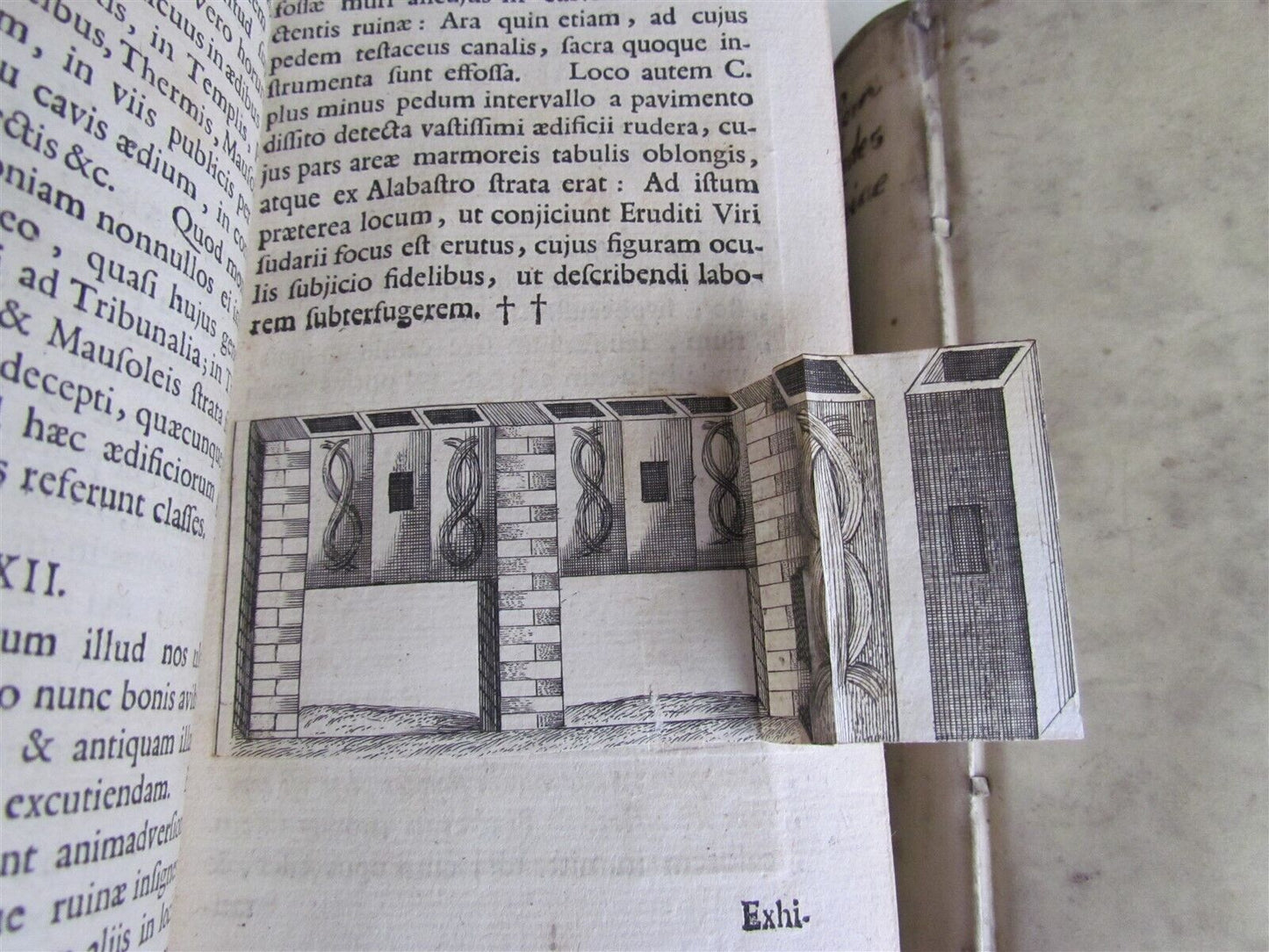 1725 LITERARY TREATISE by SCHELLBORN antique 4 VOLUMES vellum bound