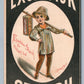 VICTORIAN TRADE CARD EXCELSIOR STARCH ELKHART INDIANA antique