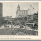 BROOKLYN NY COURT FULTON & WASHINGTON STREETS JUNCTION ANTIQUE POSTCARD