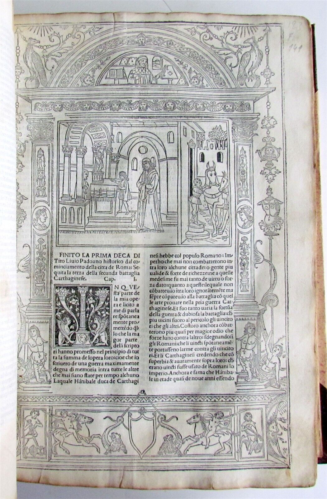 1493 INCUNABULA illustrated TITUS LIVIUS HISTORY antique FOLIO incunable RARE