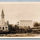FAIRBANKS AK CATHOLIC CHURCH & HOSPITAL VINTAGE REAL PHOTO POSTCARD RPPC