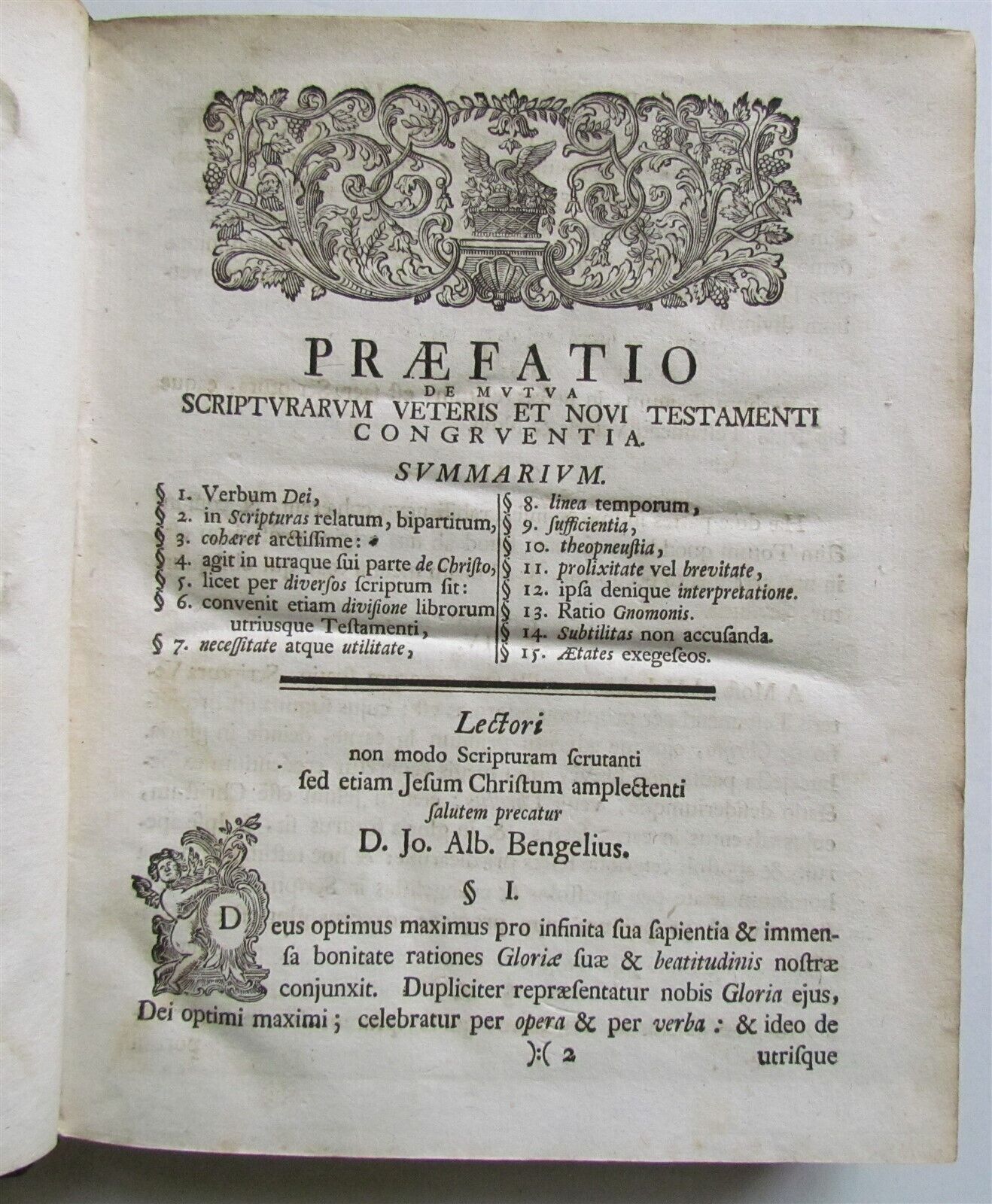 1753 Gnomon in duodecim Prophetas Minores VELLUM antique LATIN & HEBREW