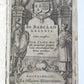 1659 ARGENIS by John Barclay ANTIQUE Scotland ELZEVIER PRESS