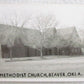 RPPC METHODIST CHURCH BEAVER OKLAHOMA ANTIQUE REAL PHOTO POSTCARD